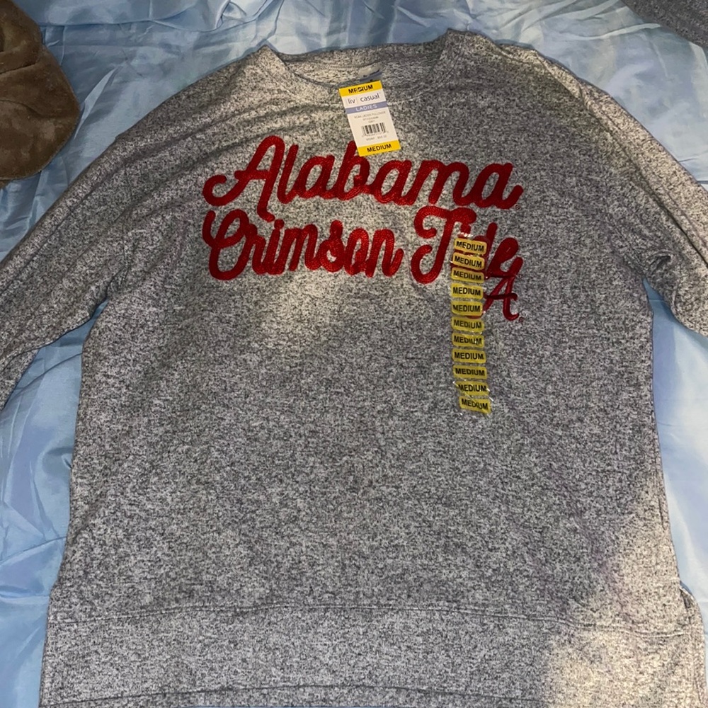 alabama crimson tide thin pullover